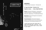 ON SALE! Zenith series - Aquarius zodiac star constellation spinner pendant