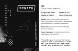 ON SALE! Zenith series - Leo zodiac star constellation spinner pendant