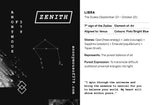 ON SALE! Zenith series - Libra zodiac star constellation spinner pendant