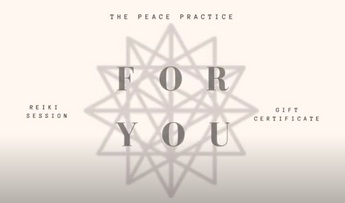 Email Version of The Peace Practice Gift Voucher