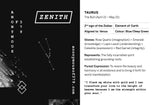 ON SALE! Zenith series - Taurus zodiac star constellation spinner pendant